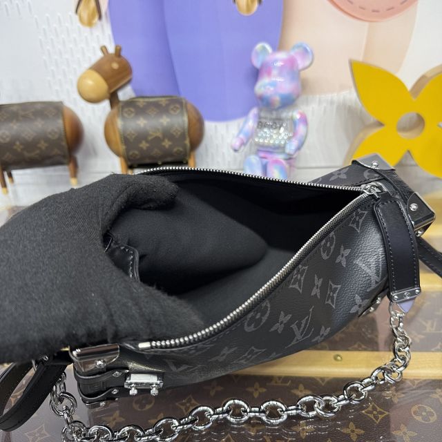 Louis vuitton original monogram eclipse side trunk east west M26226