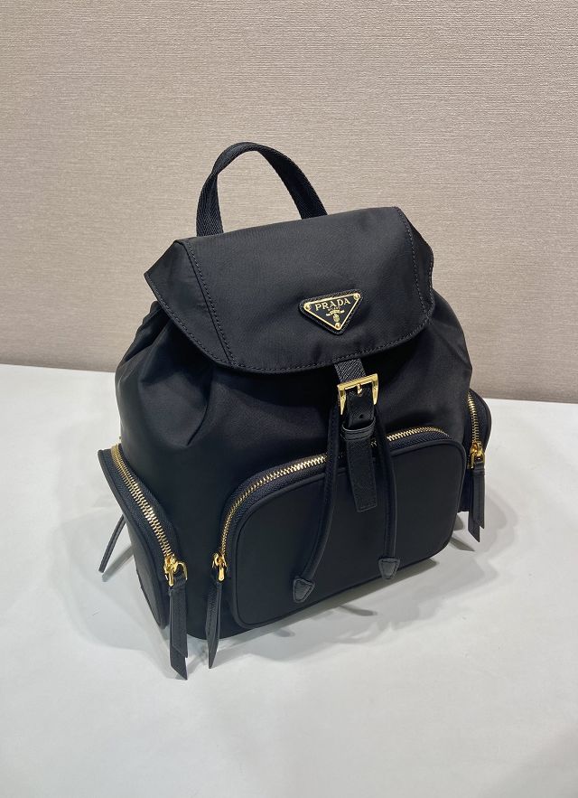 Prada original nylon medium backpack 1BZ081 black