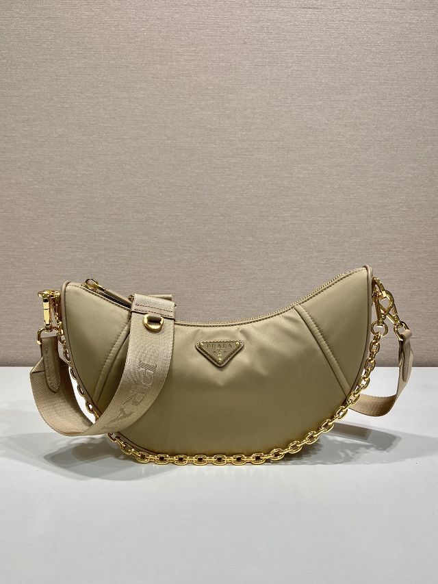 Prada original nylon medium moon bag 1BH222