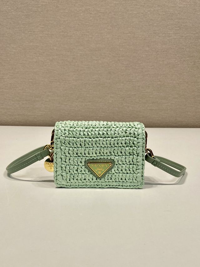 Prada original raffia mini shoulder bag 1MR024