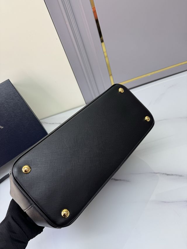 Prada original saffiano calfskin galleria large bag 1BA274 black