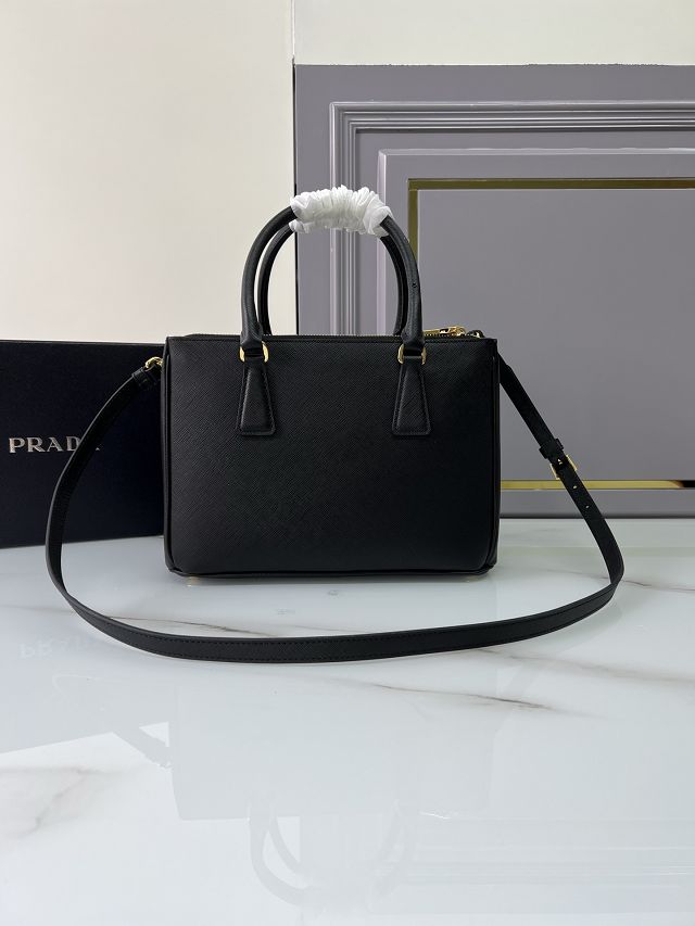 Prada original saffiano calfskin galleria medium bag 1BA863 black