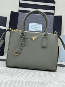 Prada original saffiano calfskin galleria medium bag 1BA863 grey