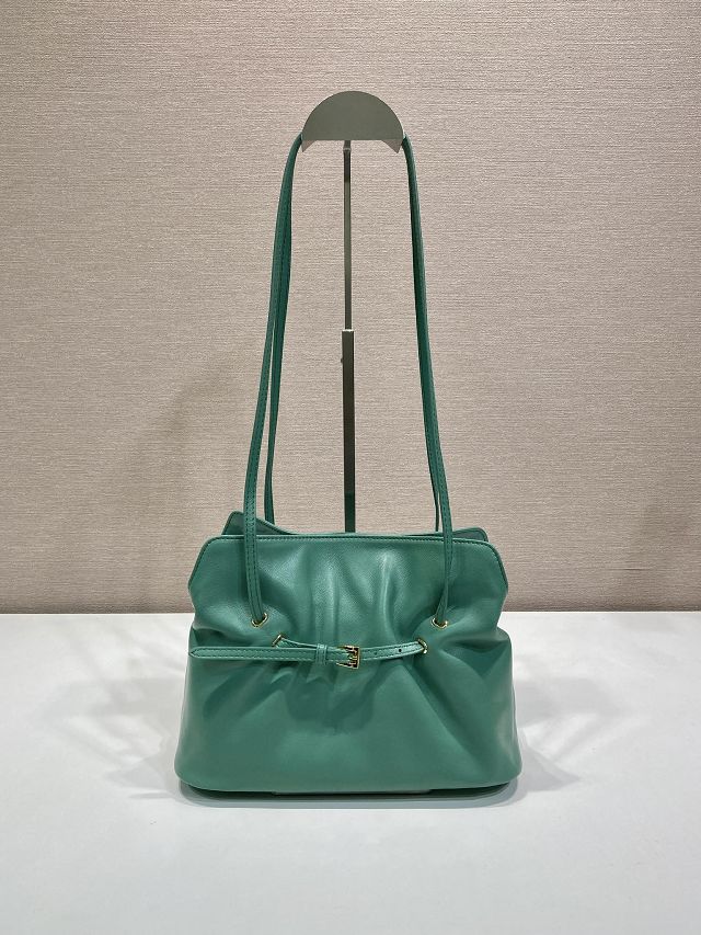 Prada original lambskin dada small bag 1BG586 green