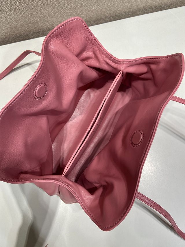 Prada original lambskin dada small bag 1BG586 pink