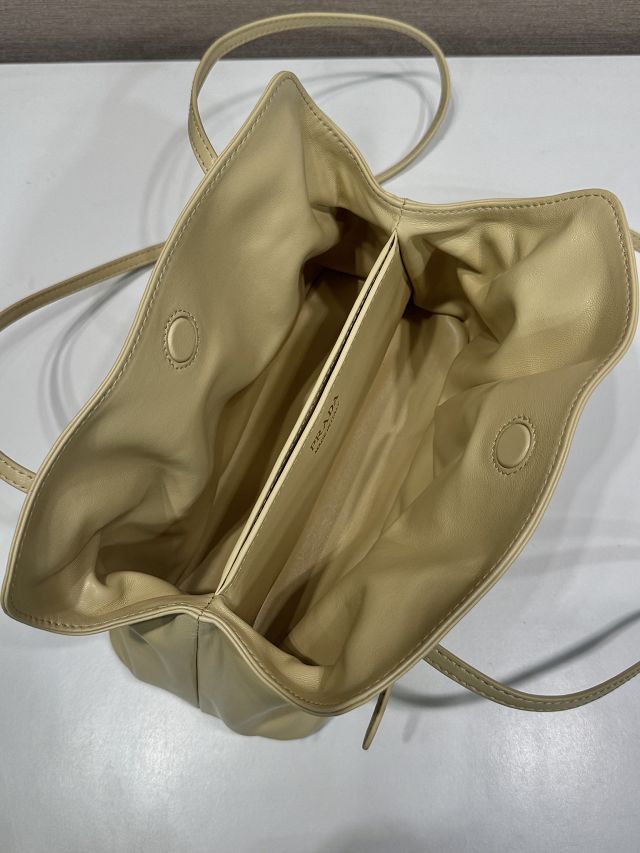 Prada original lambskin dada small bag 1BG586 yellow