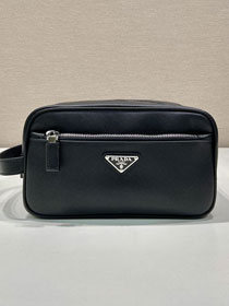 Prada original calfskin travel pouch 2NA819 black