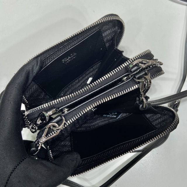 Prada original saffiano calfskin mini pouch 1NR015