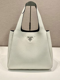 Prada original calfskin large tote bag 1BG338 white