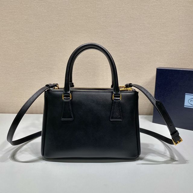 Prada original saffiano calfskin galleria small bag 1BA896 black