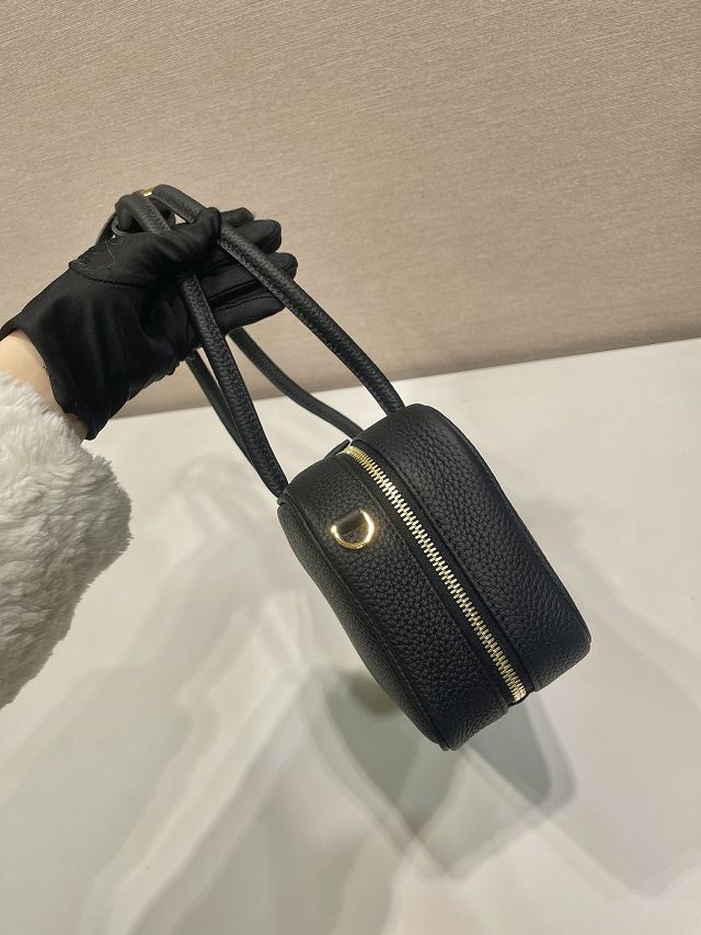 Prada original calfskin shoulder bag 1BB126 black