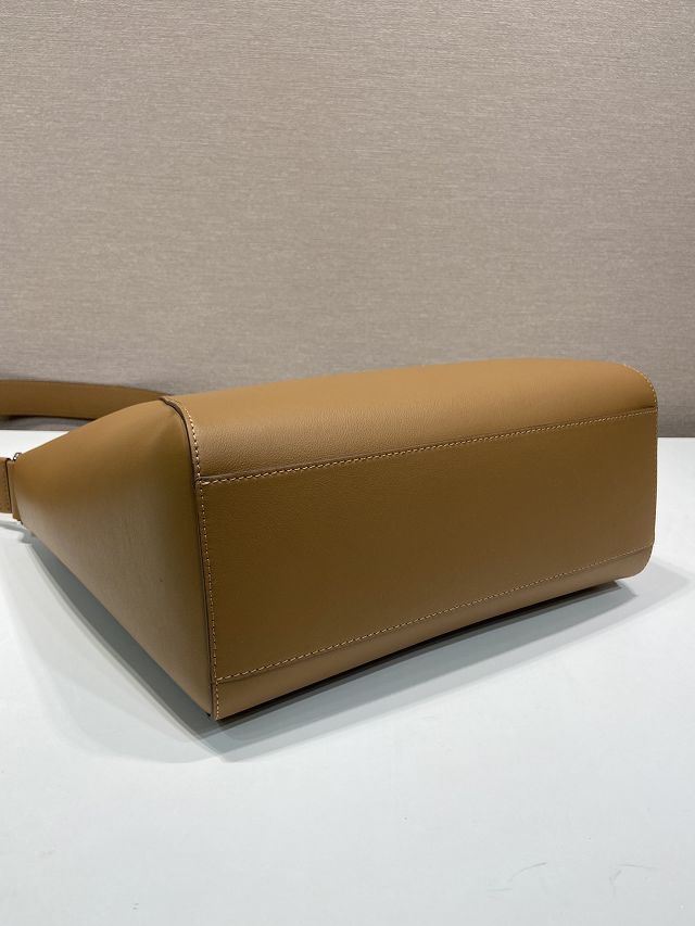 Prada original calfskin shoulder bag 2VH177 caramel