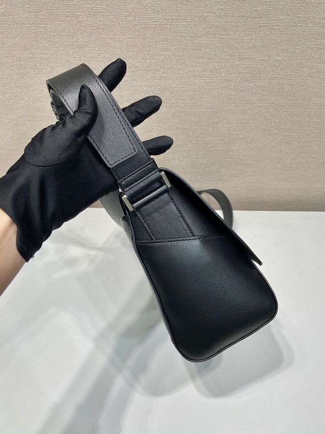 Prada original calfskin small shoulder bag 2VD069 black