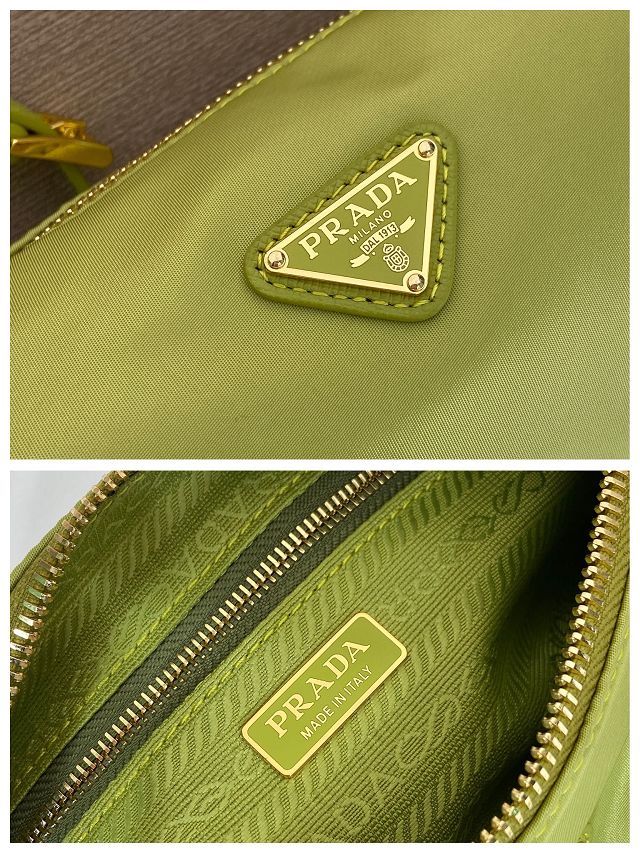 Prada original nylon pouch 1NE058 green