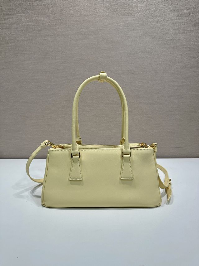 Prada original soft calfskin galleria medium bag 1BA457 yellow