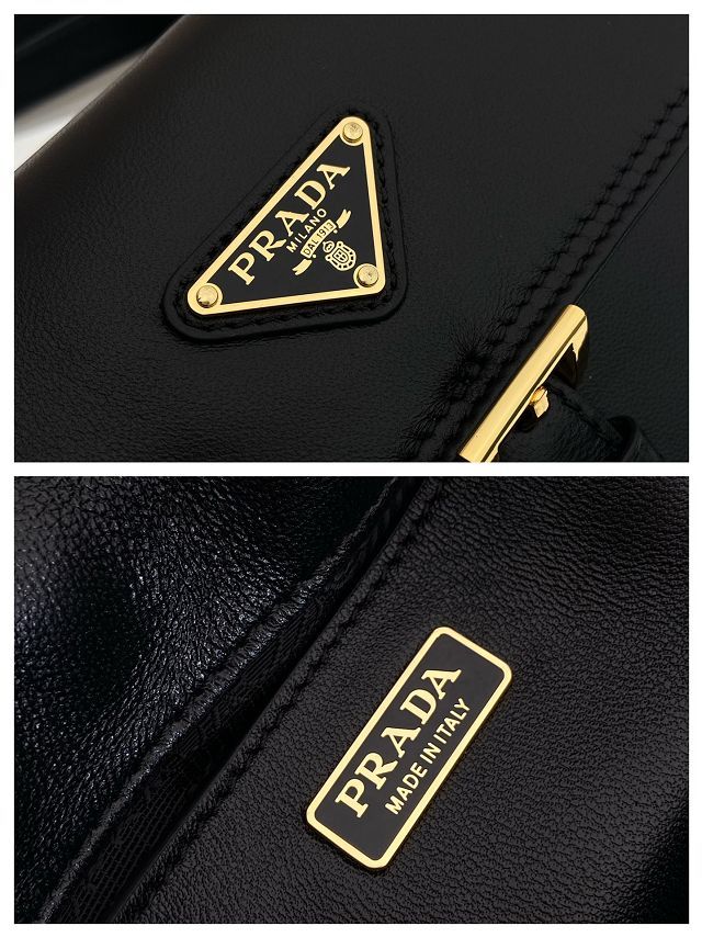 Prada original lambskin explore medium shoulder bag 1BD394 black
