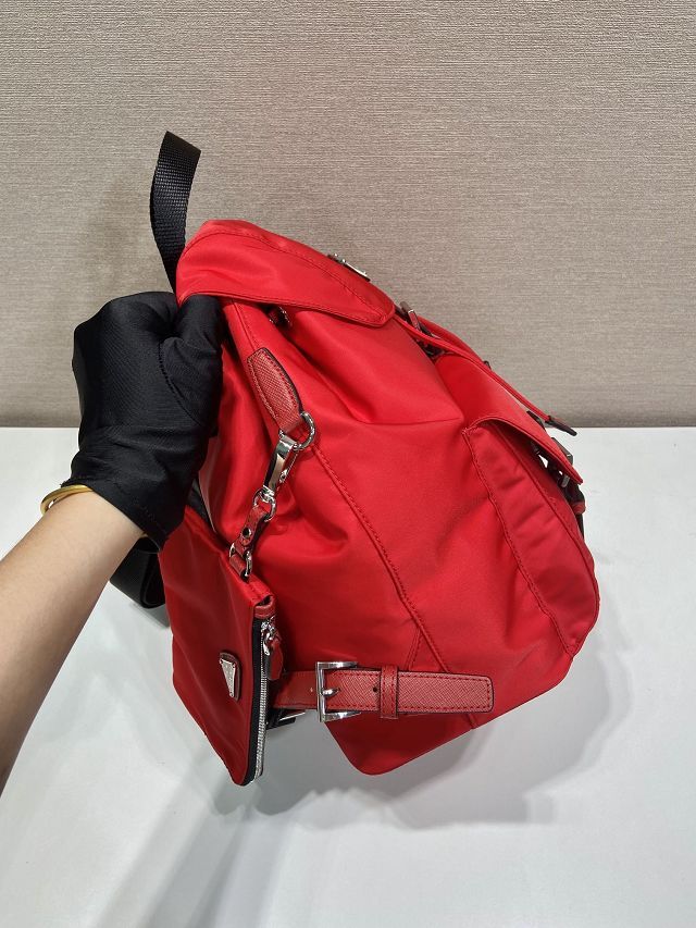 Prada original nylon medium backpack 1BZ811 red
