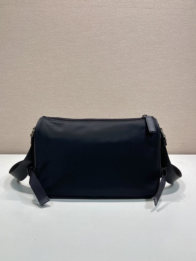 Prada original nylon medium shoulder bag 2VH192 black