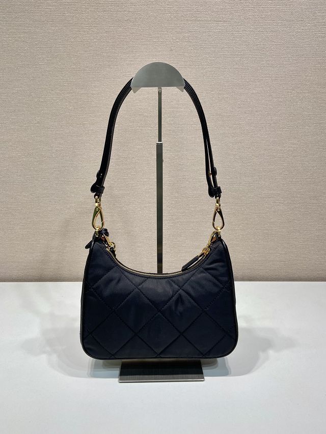 Prada original nylon re-edition mini bag 1BC204 black