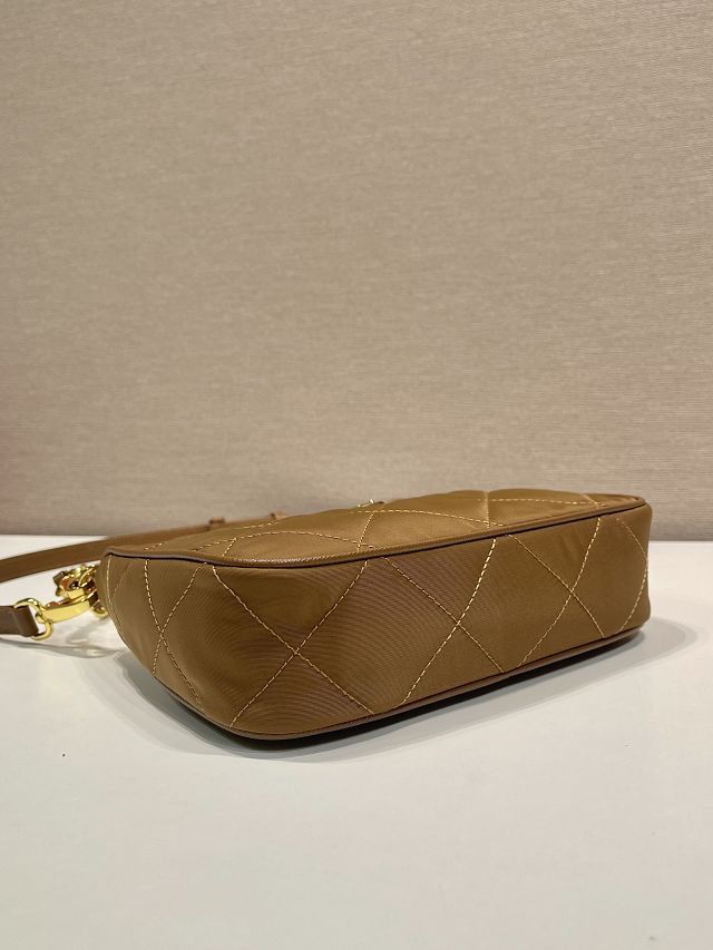 Prada original nylon re-edition mini bag 1BC204 brown