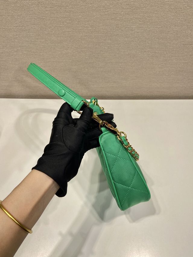 Prada original nylon re-edition mini bag 1BC204 green