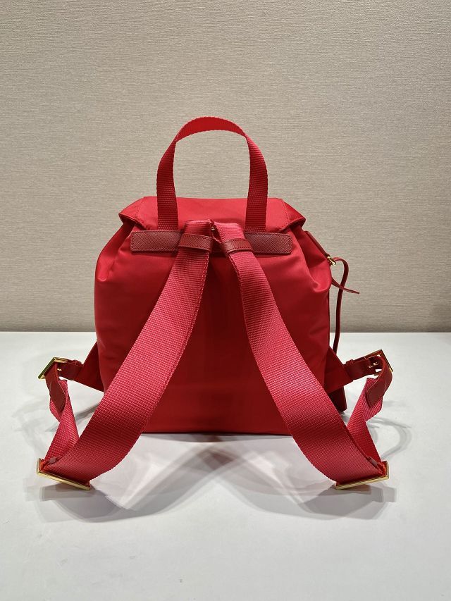 Prada original nylon small backpack 1BZ677 red