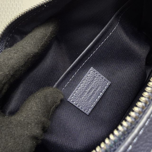 Louis vuitton original calfskin boarding messenger bag M15260 navy blue