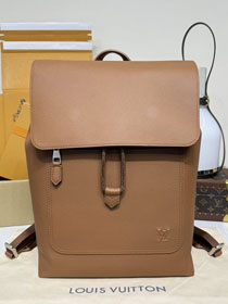 Louis vuitton original calfskin fastline backpack M26023 brown