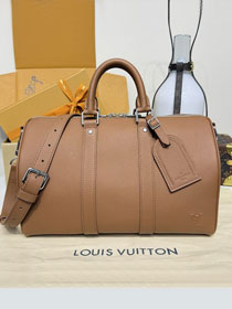 Louis vuitton original calfskin keepall 35 M25980 brown