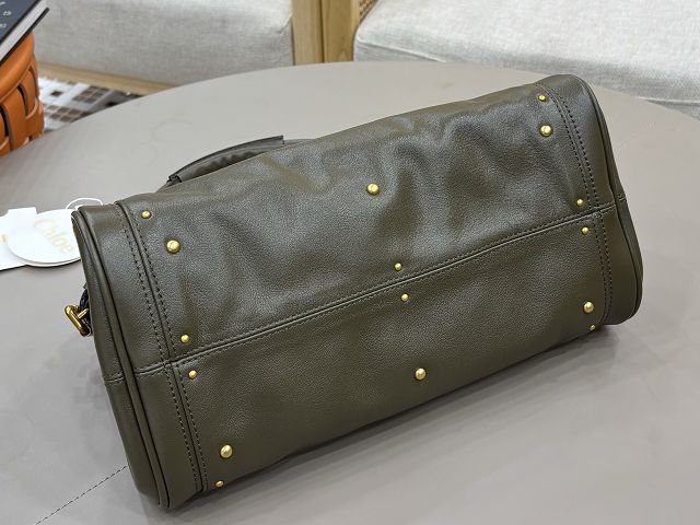 Chloe original calfskin paddington bag CH0003 dark green