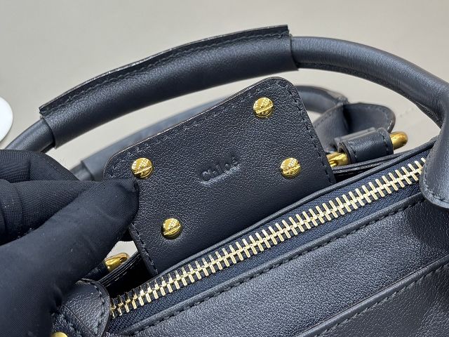 Chloe original calfskin small paddington bag CH0004 navy blue