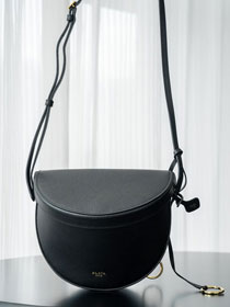 Alaia original nubuck calfskin hip bag AL0001 black