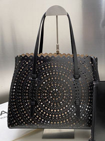 Alaia original vienne wave calfskin mina 32 bag AL0007 black