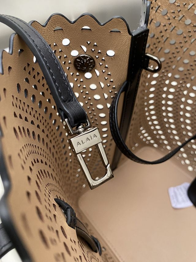 Alaia original vienne wave calfskin mina 32 bag AL0007 black