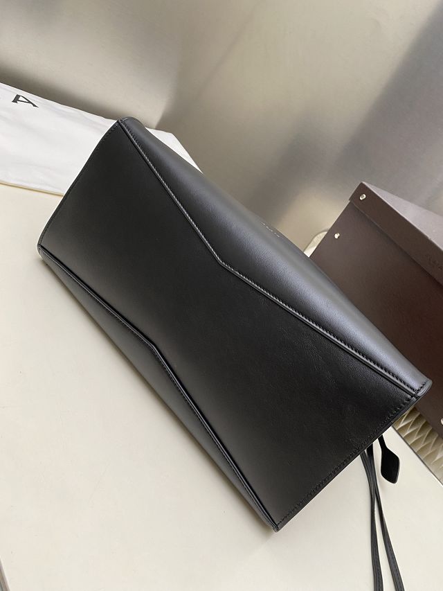 Alaia original calfskin le click medium square bag AL0018 black