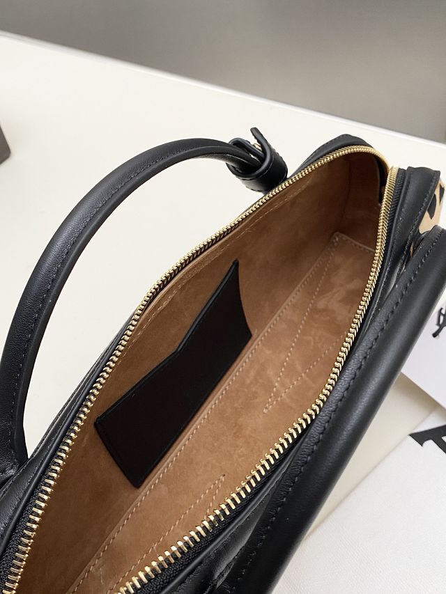 Alaia original leopard haircalf le teckel clutch AL0022 brown