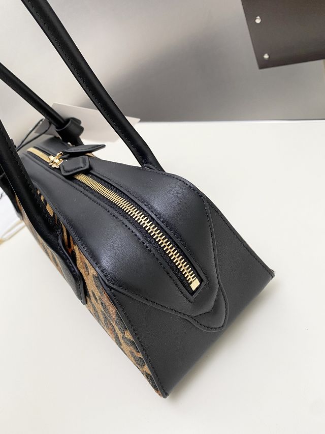 Alaia original leopard haircalf le teckel medium bag AL0024 brown