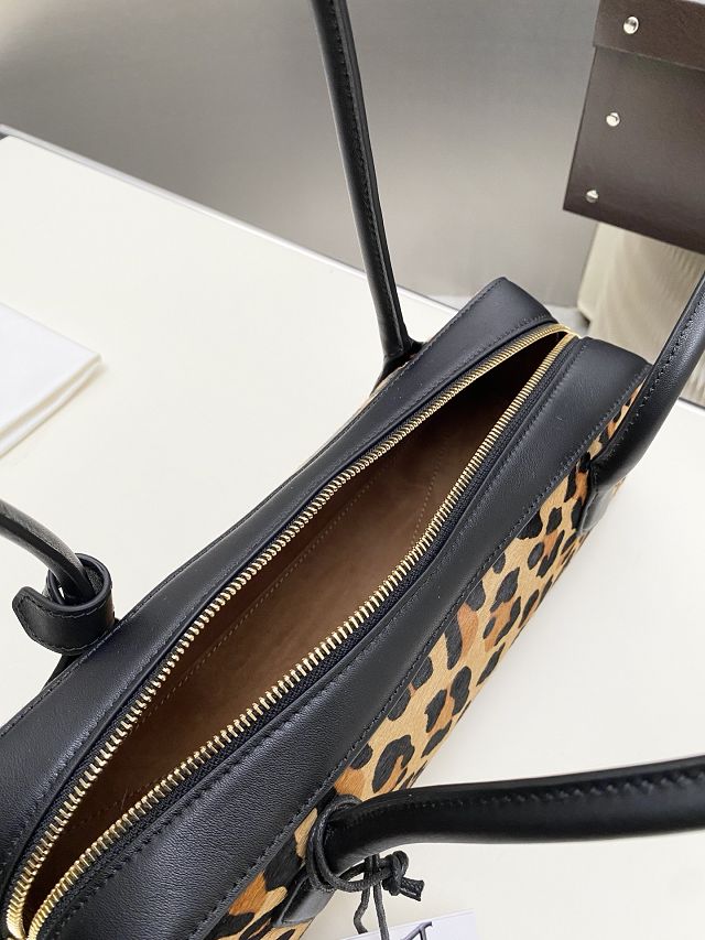 Alaia original leopard haircalf le teckel medium bag AL0024 brown