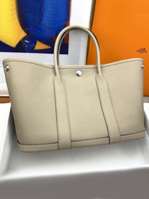 Hermes original negonda leather garden party large 36 bag HG0036 grey trench