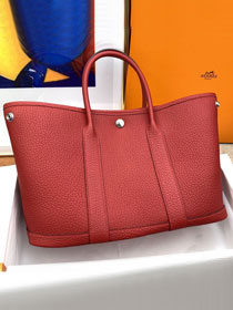 Hermes original negonda leather garden party large 36 bag HG0036 red