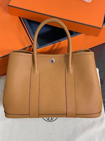 Hermes original negonda leather garden party large 36 bag HG0036 toffe