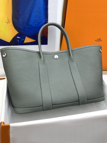 Hermes original negonda leather garden party large 36 bag HG0036 vert amande