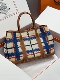 Hermes original canvas medium garden party 30 bag HG0030 brown