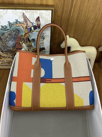 Hermes original canvas medium garden party 30 bag HG0030 brown