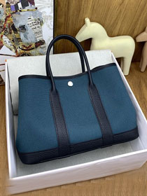 Hermes original canvas medium garden party 30 bag HG0031 vert cypres