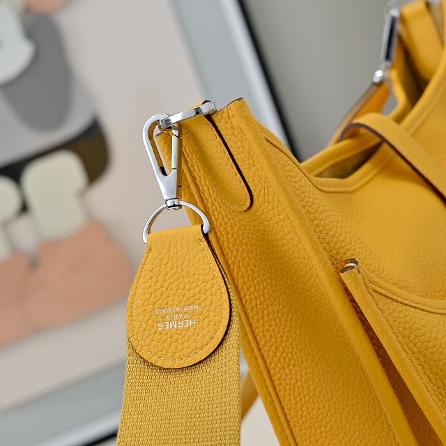 Hermes original togo leather evelyne pm shoulder bag E29 amber