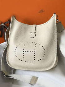 Hermes original togo leather evelyne pm shoulder bag E29 parthemin