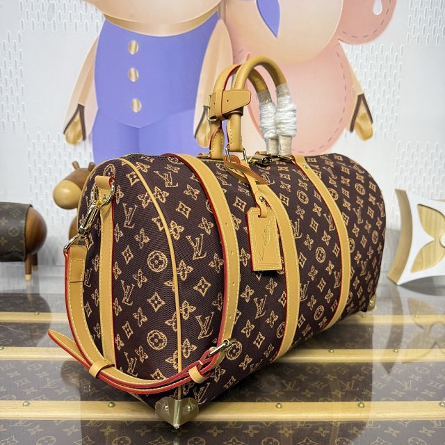 Louis vuitton monogram canvas keepall 45 M28339 brown