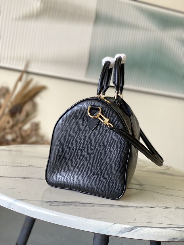 Louis vuitton original epi leather soft speedy 30 M25671 black