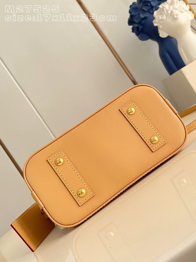 Louis vuitton original monogram canvas alma BB M27525 white